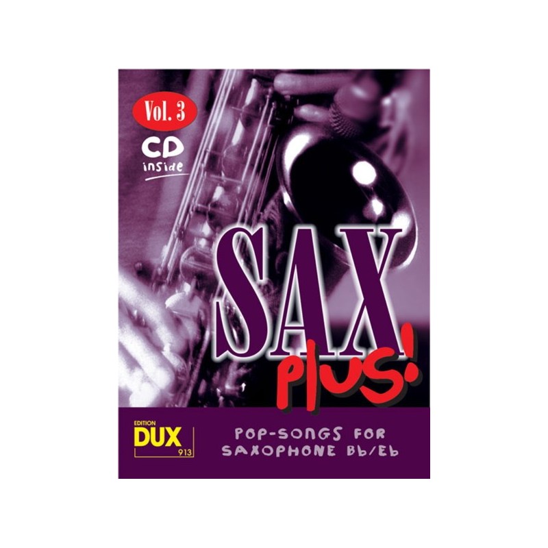 9783934958210DUXD913 Sax Plus! Vol. 3