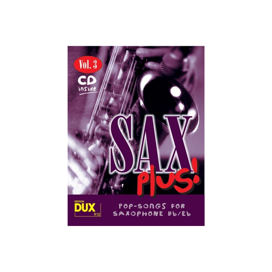 9783934958210DUXD913 Sax Plus! Vol. 3