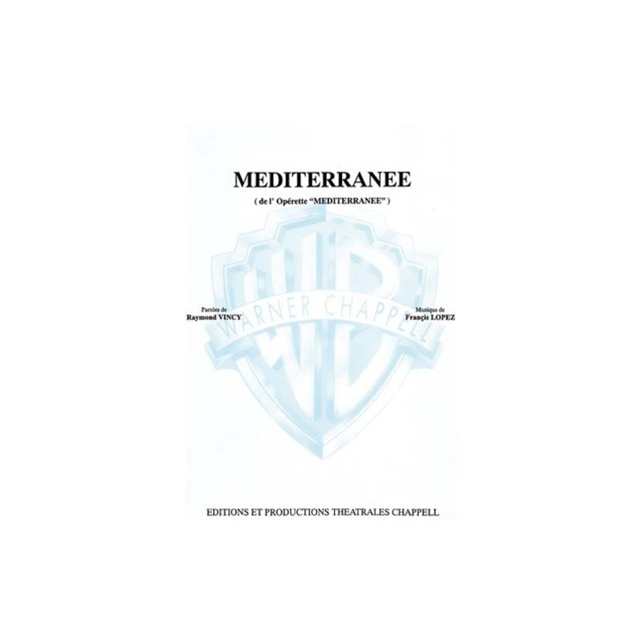 9788872078761CARMF124 Méditerranée (De l'opérette Méditerranée)