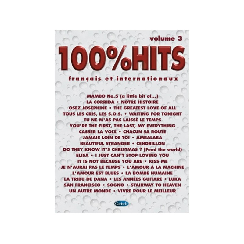 9788882916602CARMF1534 100% HITS, Volume 3