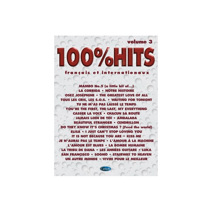 9788882916602CARMF1534 100% HITS, Volume 3