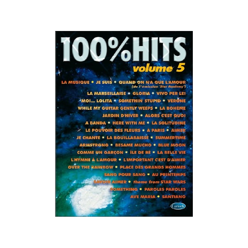 9788850702329CARMF1782 100% Hits, Volume 5