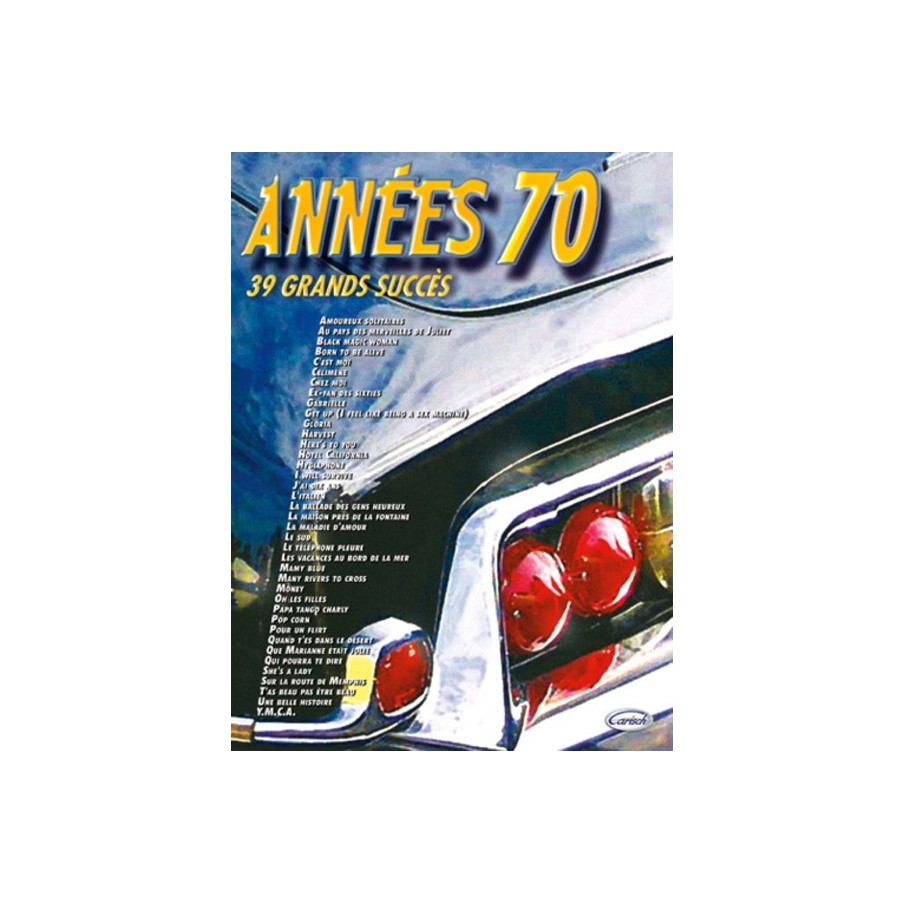 9788850706419CARMF1936 Années 70, 39 grands succès