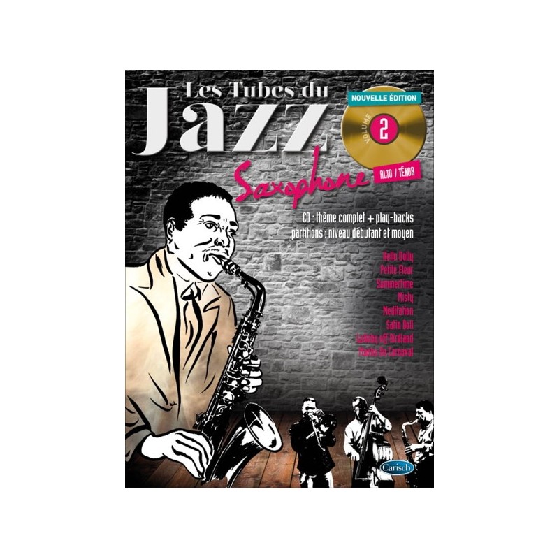 9788850729166CARMF2386 Les Tubes Du Jazz Saxophone Volume 2
