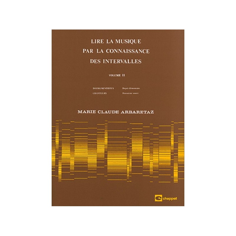 9788882913595CARMF522 Lire la musique par la connaissance Vol. 2