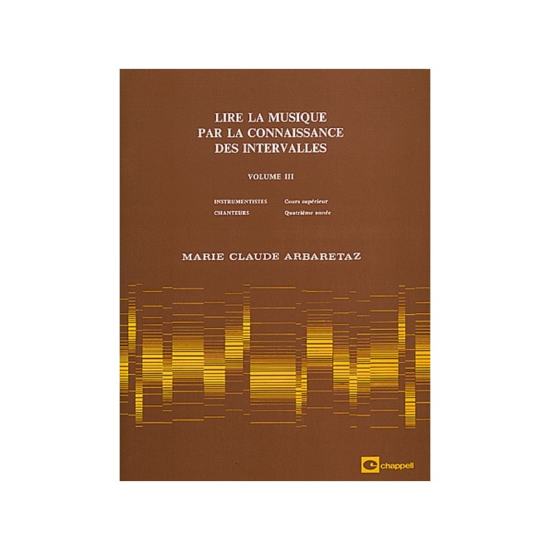 9788882917876CARMF524 Lire la musique par la connaissance vol. 3