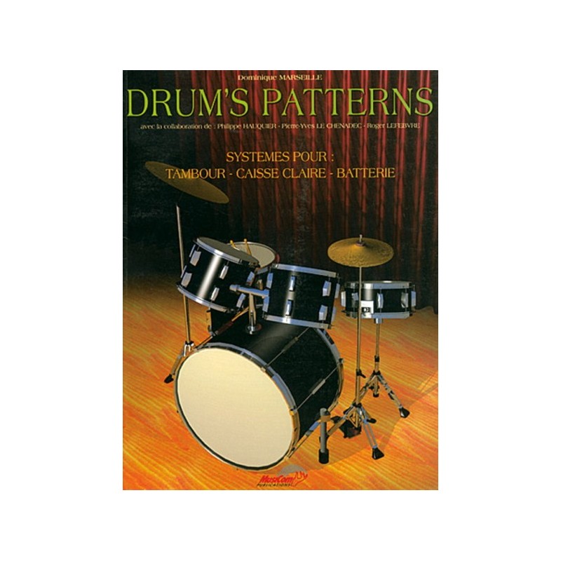 9790231102413CARMF809 Drum's Patterns