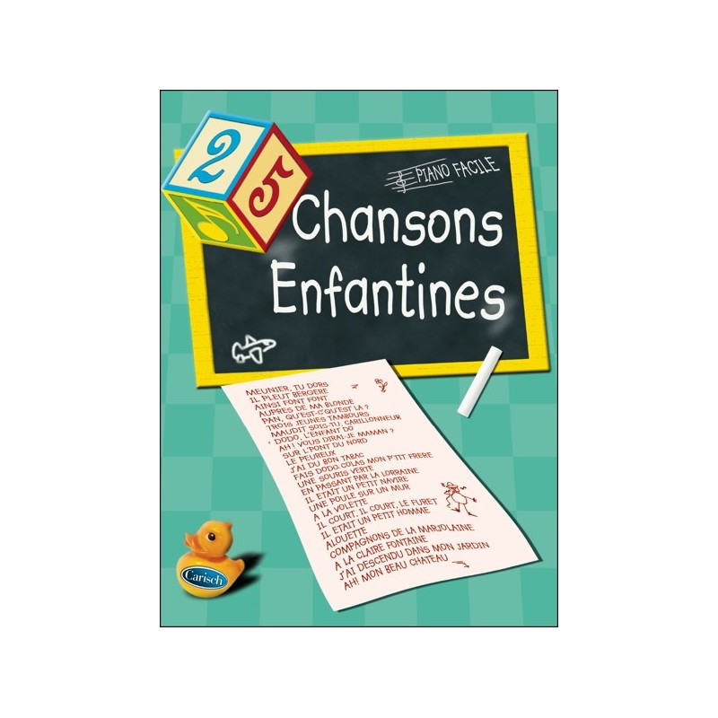 9790231100082CARMF837 25 Chansons Enfantines