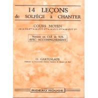 9790231102390CARMF950 14 leçons de solfège à chanter : Cours Moyen