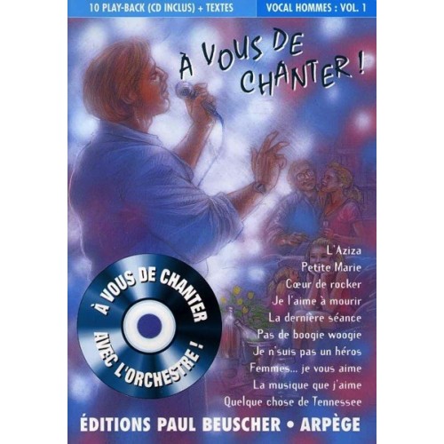 3137990011574PB1157 A vous de chanter - Voix homme Vol.1