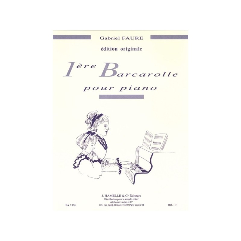 9790230790536ALHA09053 Barcarolle No.1 In A Minor Op.26