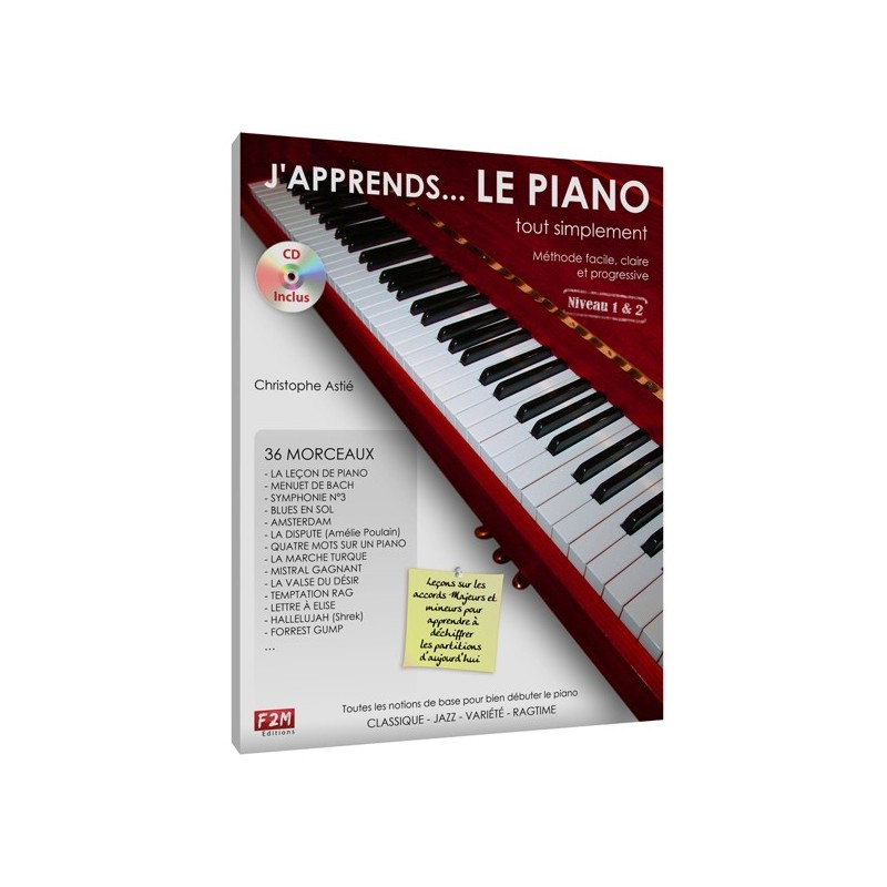 9782953817805F2M01 J'apprends le Piano... tout simplement Vol 1