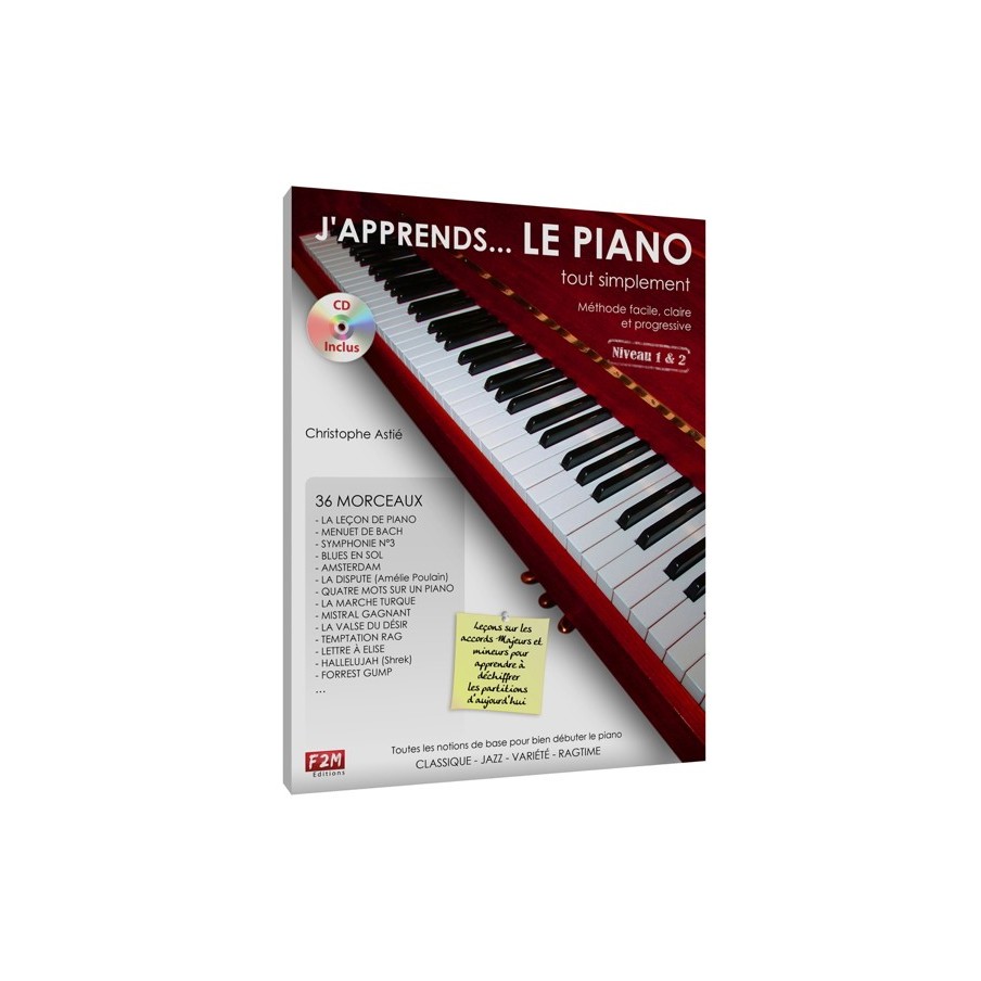 9782953817805F2M01 J'apprends le Piano... tout simplement Vol 1