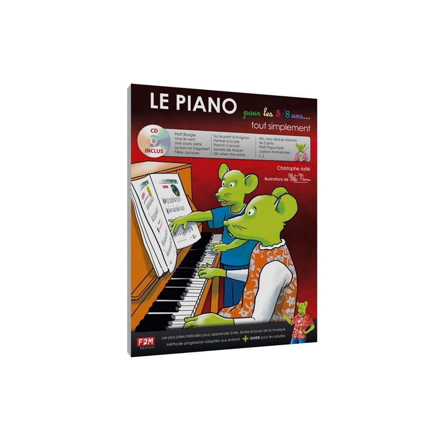 9782953817812F2M02 Le Piano pour les 5/8 ans... tout simplement
