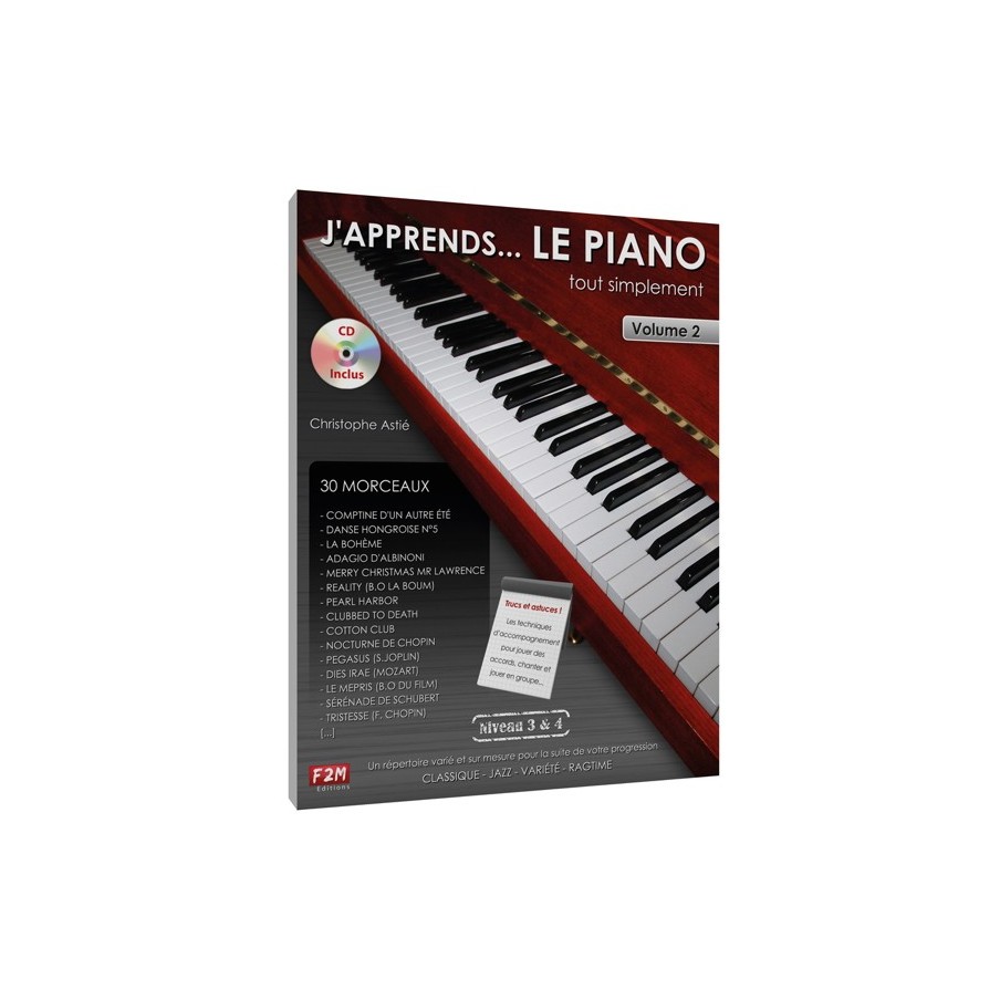 9782953817829F2M03 J'apprends le Piano... tout simplement Vol 2