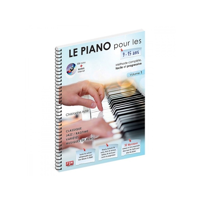 9791097552015F2M12 Le Piano Pour Les 9-15 Ans