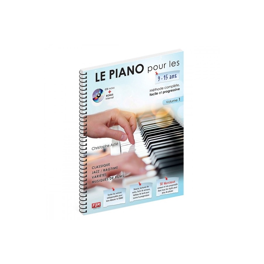 9791097552015F2M12 Le Piano Pour Les 9-15 Ans