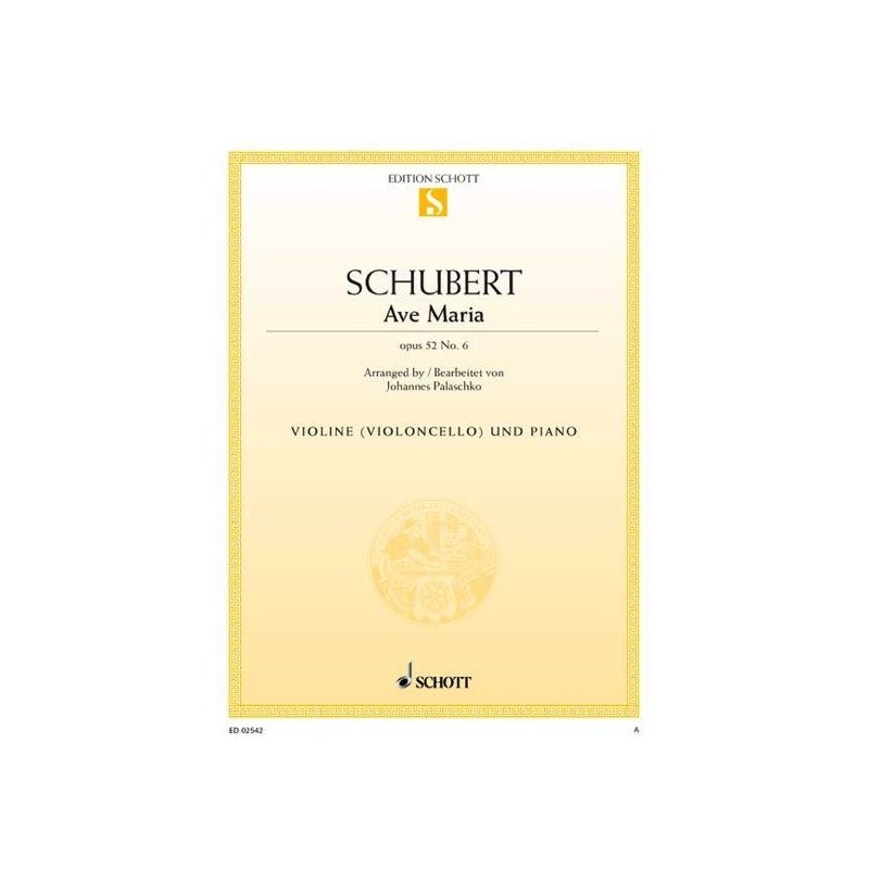 9790001088121ED0_2542 Ave Maria op. 52/6 D 839