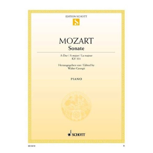9790001086134ED0_618 Sonate La majeur K 331