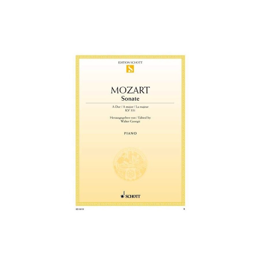 9790001086134ED0_618 Sonate La majeur K 331