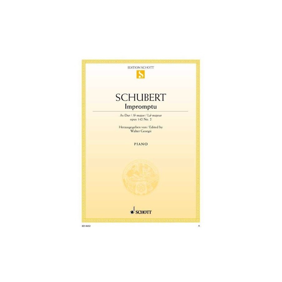 9790001086325ED0_692 Impromptu La bémol majeur op. posth. 142 D 935/2