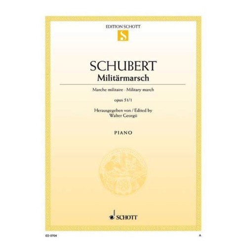 9790001086370ED0_704 Marche militaire op. 51/1 D 733/1