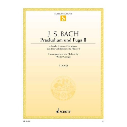 9790001091527ED0_9589 Prelude II and Fugue II C minor BWV 847