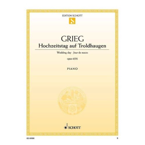 9790001091589ED0_9595 Lyrische Stücke VIII op. 65/6