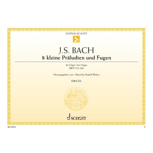 9790001092340ED0_9726 Eight little Preludes and Fugues BWV 553-560