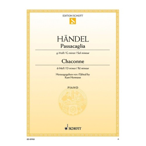 9790001092715ED0_9763 Passacaglia G minor / Chaconne D minor