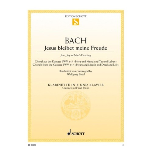 9790001169387ED0_9869 Jésus que ma joie demeure BWV 147