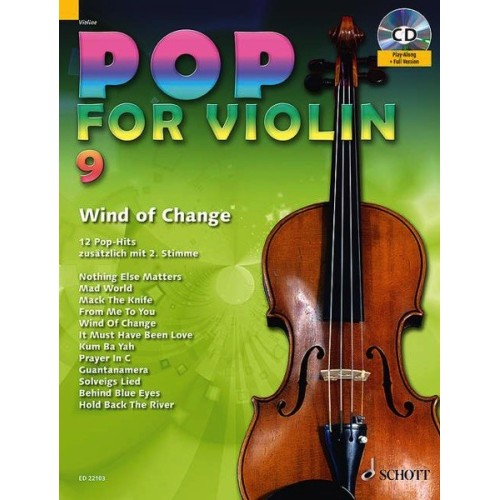 97900012016989783795749651ED_22103 Pop for Violin Vol. 9