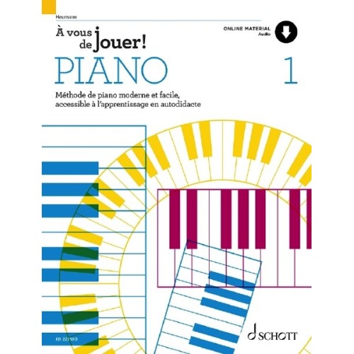 97900012150539783795724702ED_22218-96 À vous de jouer! PIANO Vol. 1