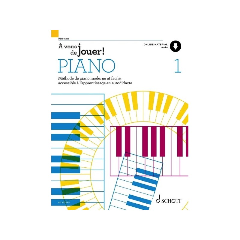 97900012150539783795724702ED_22218-96 À vous de jouer! PIANO Vol. 1