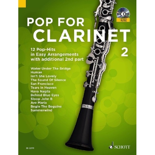 97900011622109783795710798ED_22575 Pop For Clarinet 2 Vol. 2