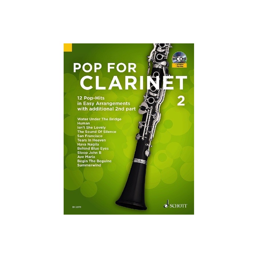 97900011622109783795710798ED_22575 Pop For Clarinet 2 Vol. 2