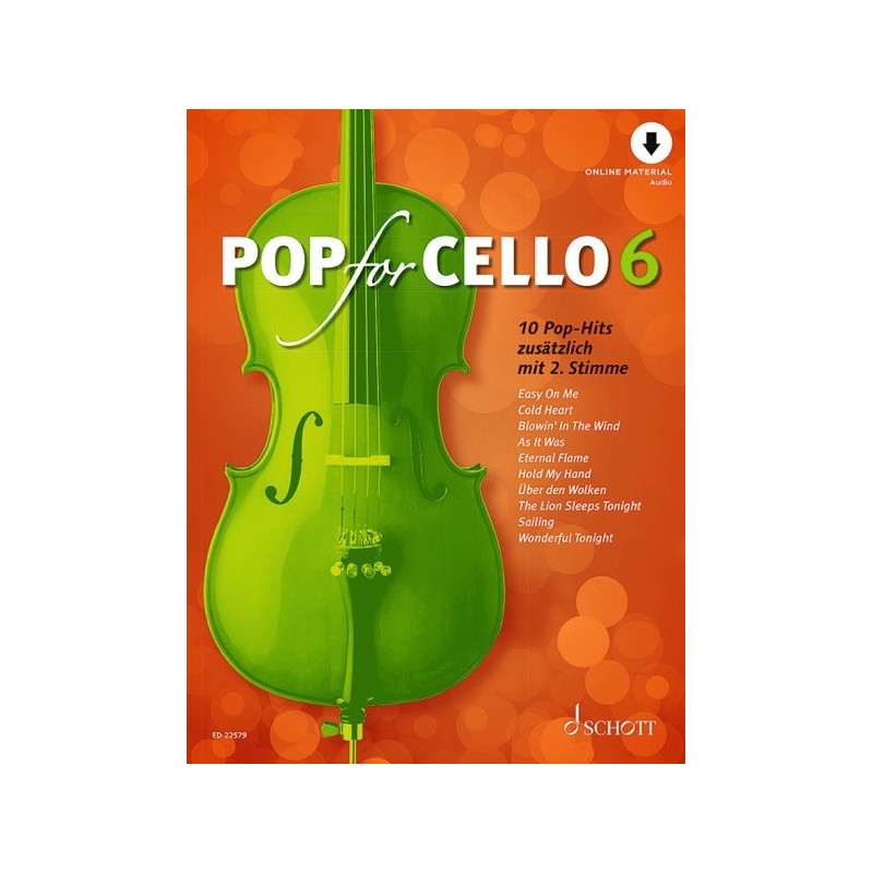 97900011637129783795711498ED_22579 Pop For Cello Vol. 6