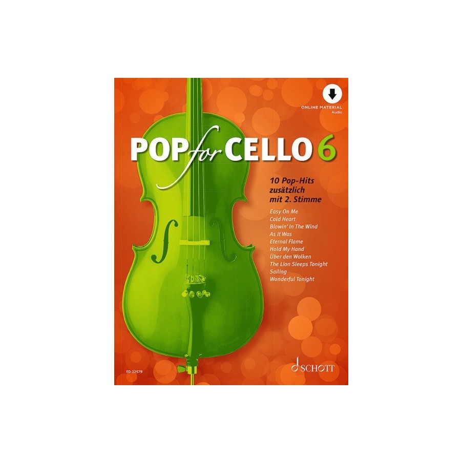 97900011637129783795711498ED_22579 Pop For Cello Vol. 6