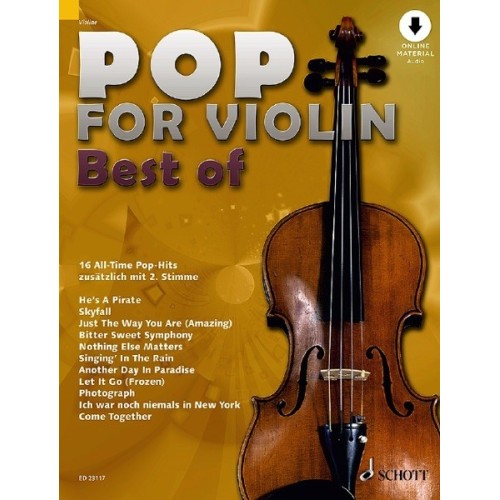 97900012070729783795716622ED_23117 Pop for Violin - Best of