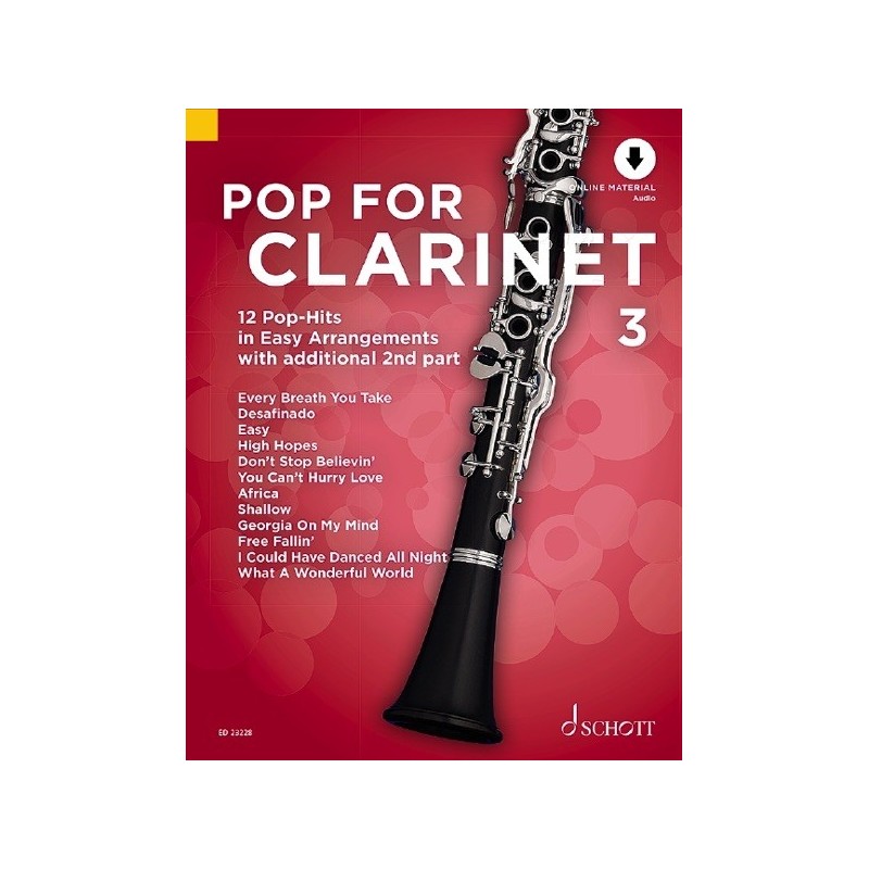 97900012091449783795719326ED_23228 Pop For Clarinet 3 Vol. 3