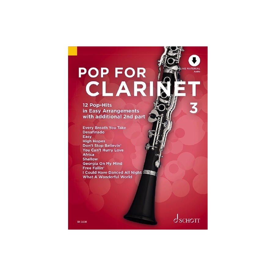 97900012091449783795719326ED_23228 Pop For Clarinet 3 Vol. 3