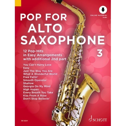 97900012092059783795719364ED_23231 Pop For Alto Saxophone 3 Vol. 3