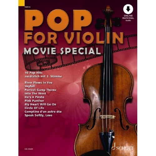 97900012141009783795722999ED_23489 Pop for Violin MOVIE SPECIAL Sonderband