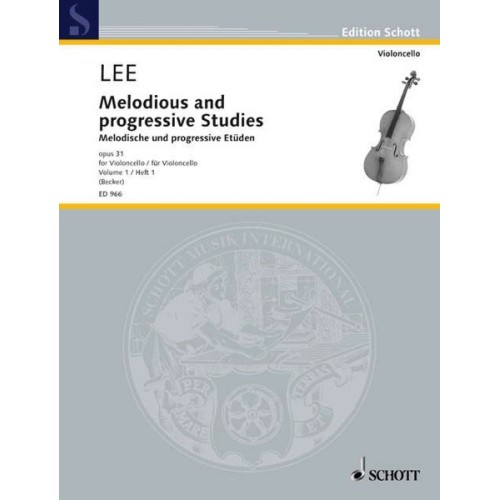 9790001032346ED_966 Etudes mélodiques et progressives op. 31