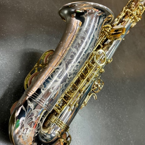 Saxophone alto d'occasion SELMER Série III Argent Massif