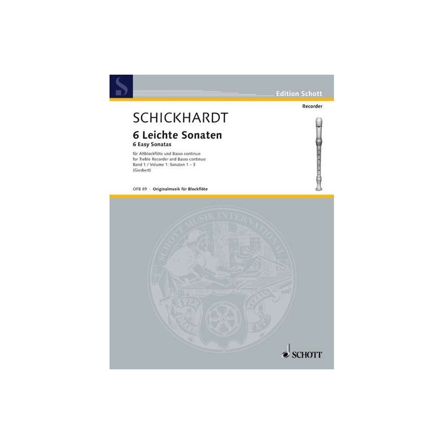 9790001099776OFB_89 Six easy Sonatas