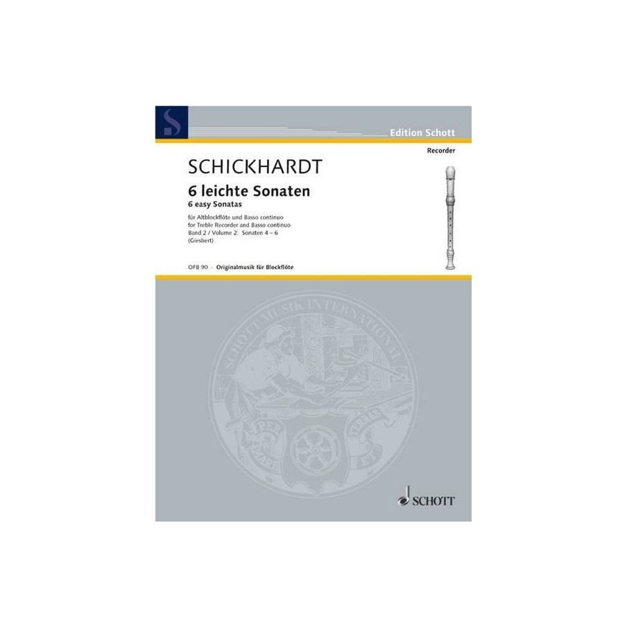 9790001099783OFB_90 Six easy Sonatas