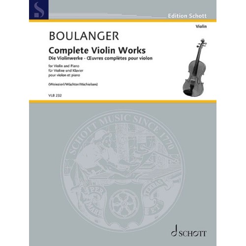 9790001215923VLB_232 Œuvres complètes pour violon