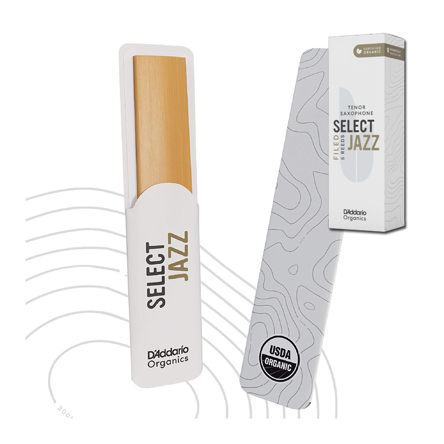 Anches à l'unité Saxophone Ténor Select Jazz Filed Organics - D'Addario Anches à l'unité Saxophone Ténor Select Jazz Filed Organics - D'Addario