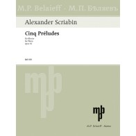 9790203000365154 BEL Five Preludes op. 16